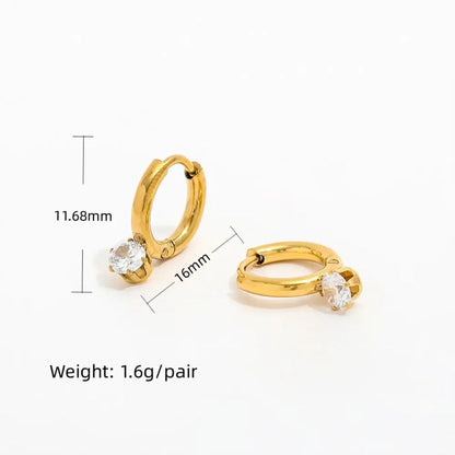 Diamond Huggie Earring