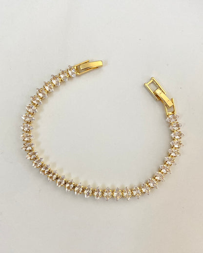 Quinal Gold Tennis Bracelet