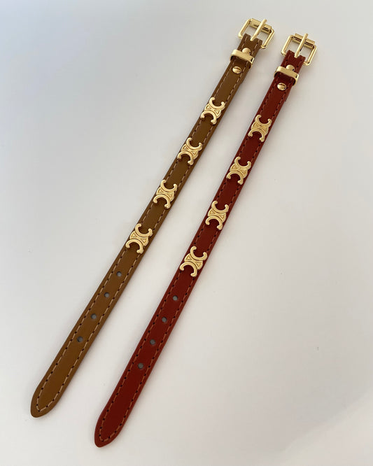 Cnt Leather Belt Bracelet