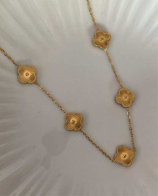 Gold Clover Necklace