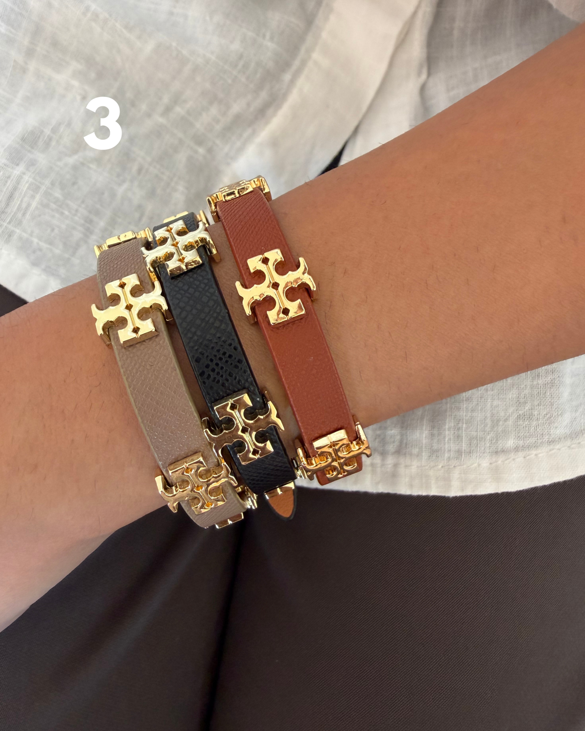 Faux Bracelet Stack (Set of 3)