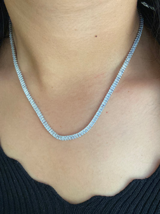 Colar Silver Tennis Necklace
