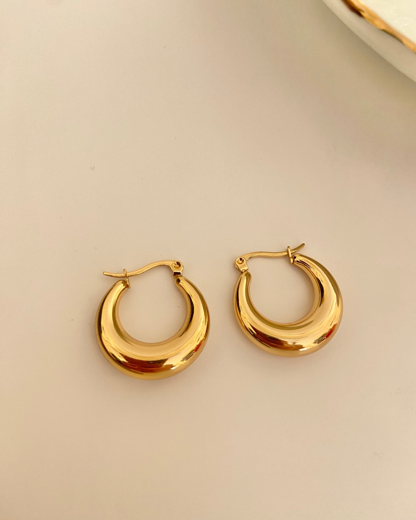 Gold Hoop Earring