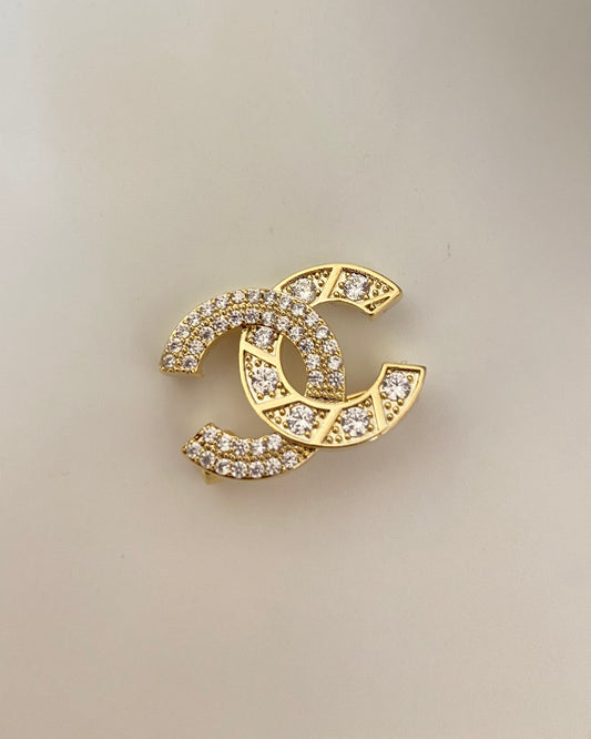 CC dual design Brooch