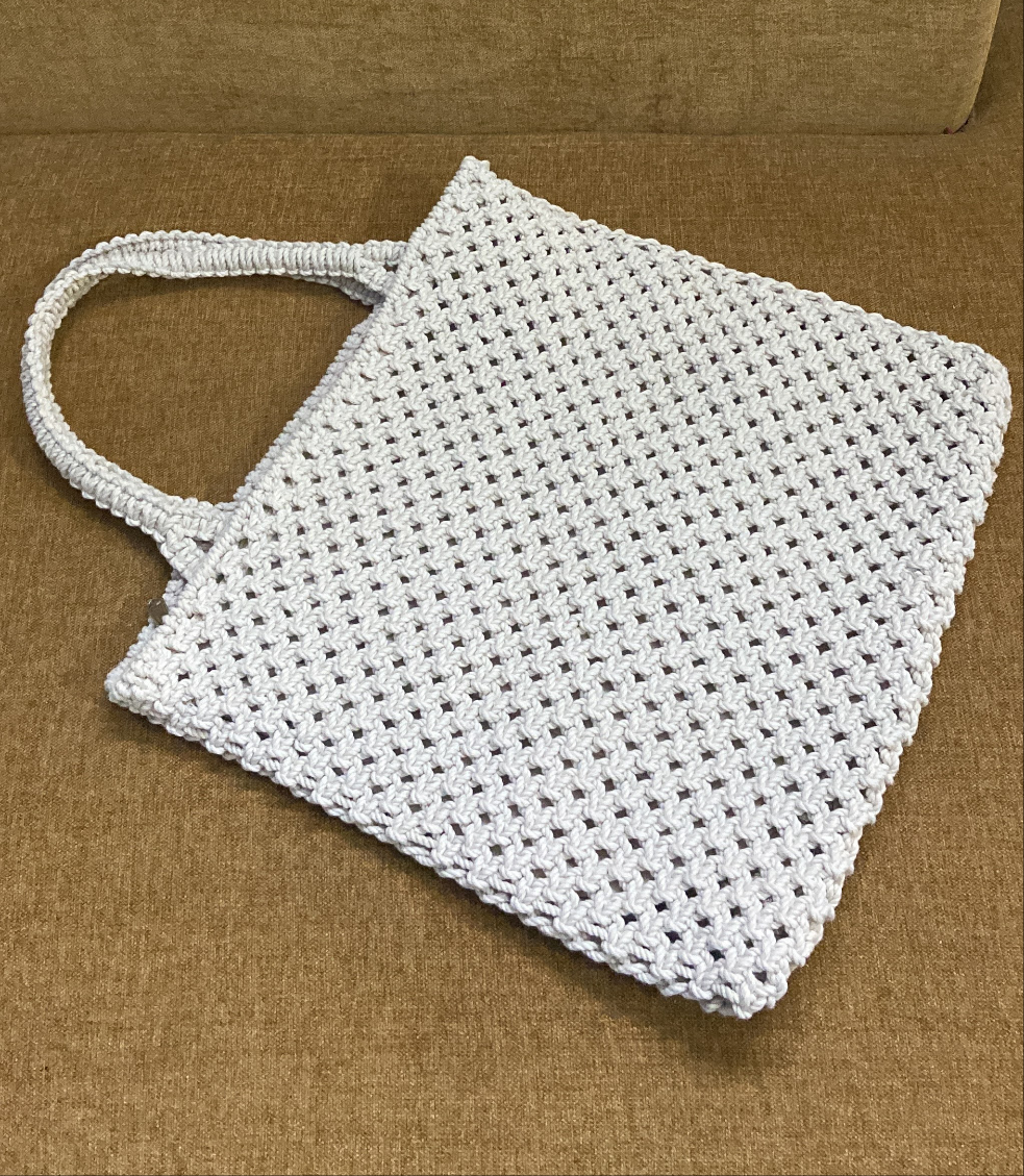 Handmade Macrame Tote Bag