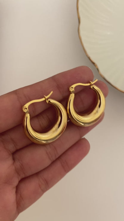 Gold Hoop Earring