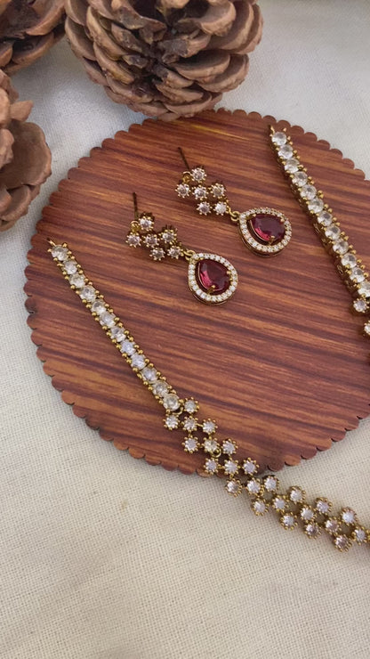 Ruby Freena Victorian set