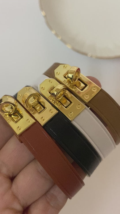 Hermis Miller Leather Belt Bracelet