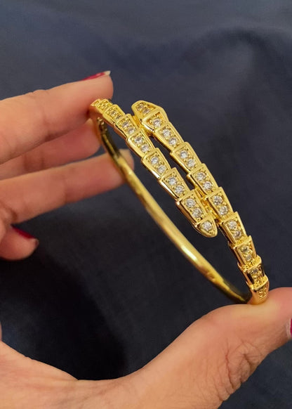 Snake-Motif Bracelet