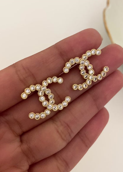 Heritage CC Earring Gold