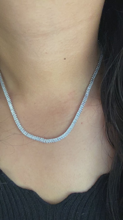 Colar Silver Tennis Necklace