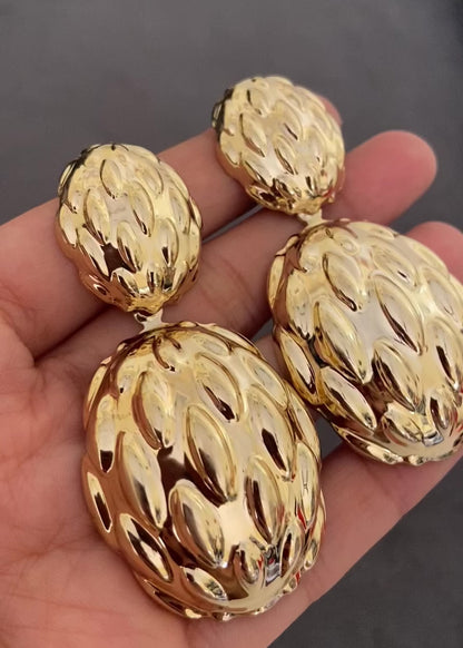 Classic Gold Drop Earring