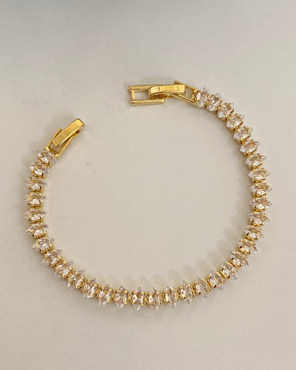 Quinal Gold Tennis Bracelet