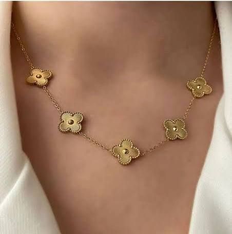 Gold Clover Necklace