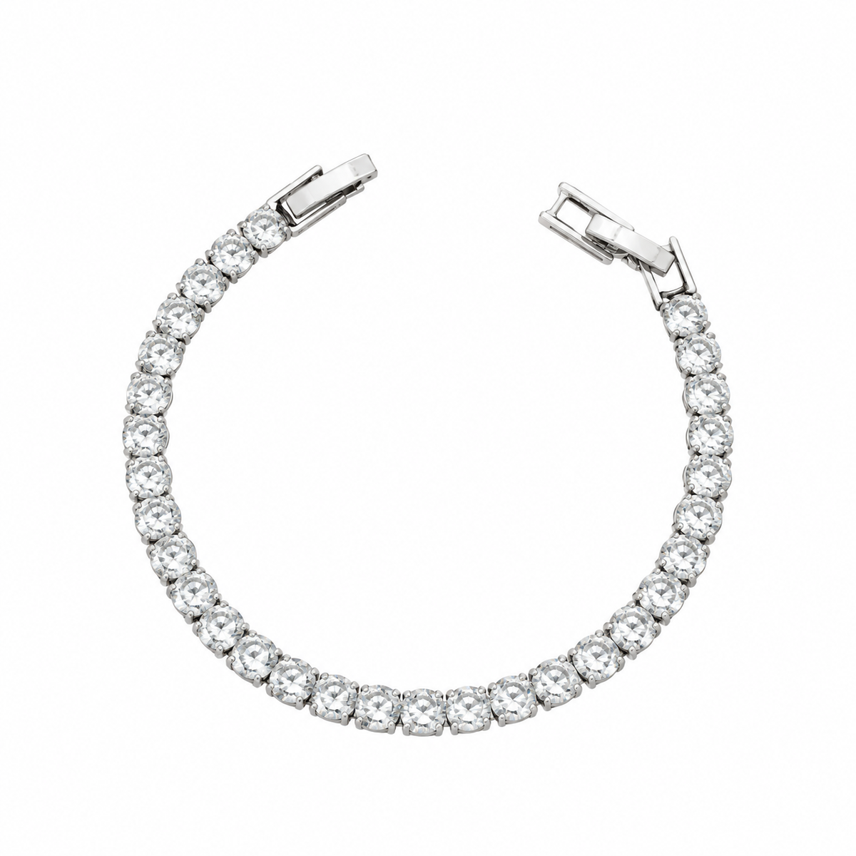 Timeless Silver Tennis Bracelet