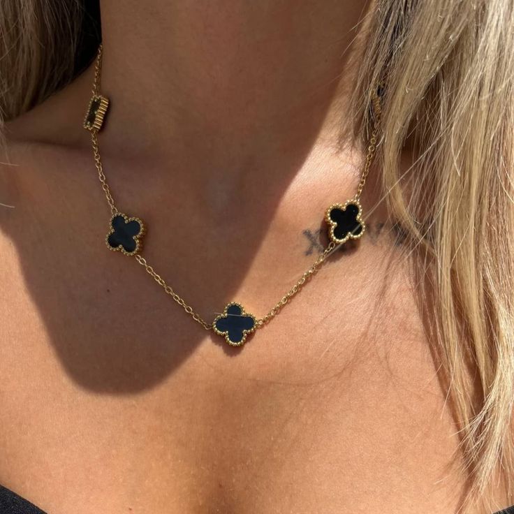 Black Clover Necklace